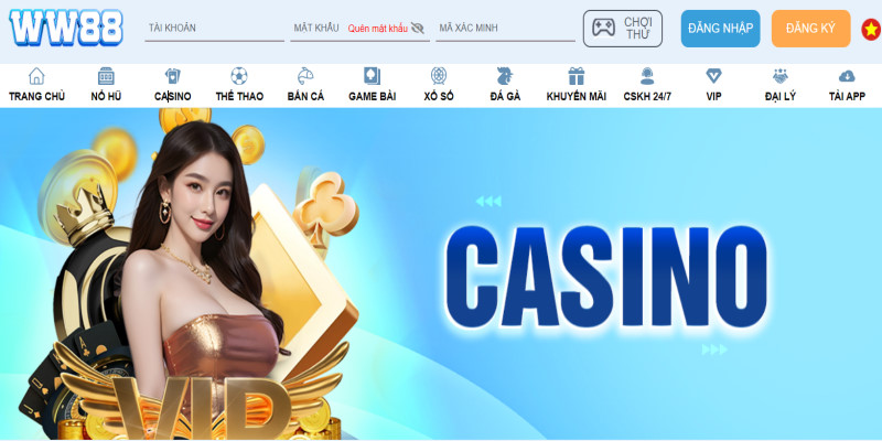 Casino WW88 - Sòng bài chất lượng